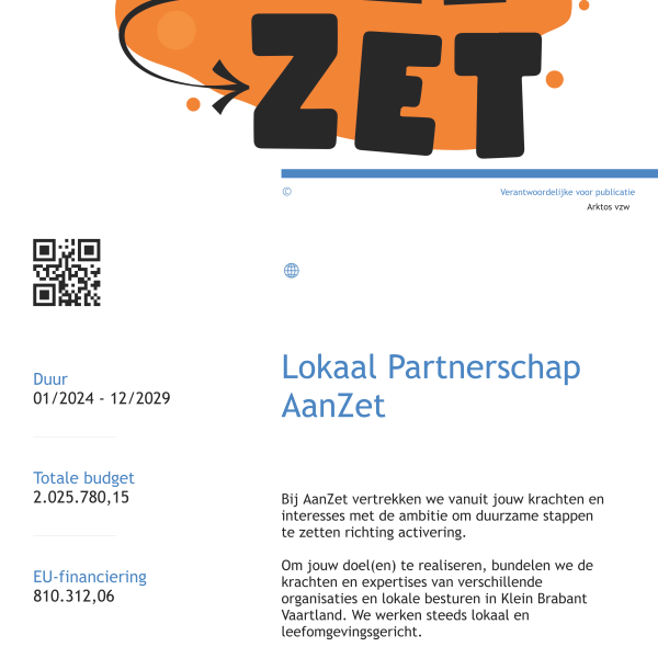 Affiche aanzet